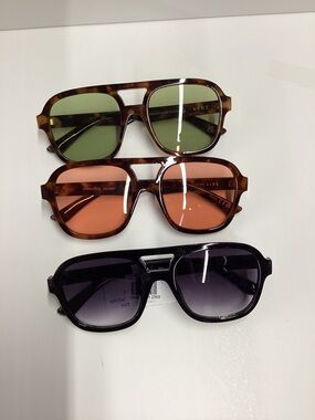 Aire Uni-Sex Whirlpool Aviators Sunglasses - Set of 3